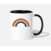 Ainbow Arc-En-Ciel White/Black Mugs